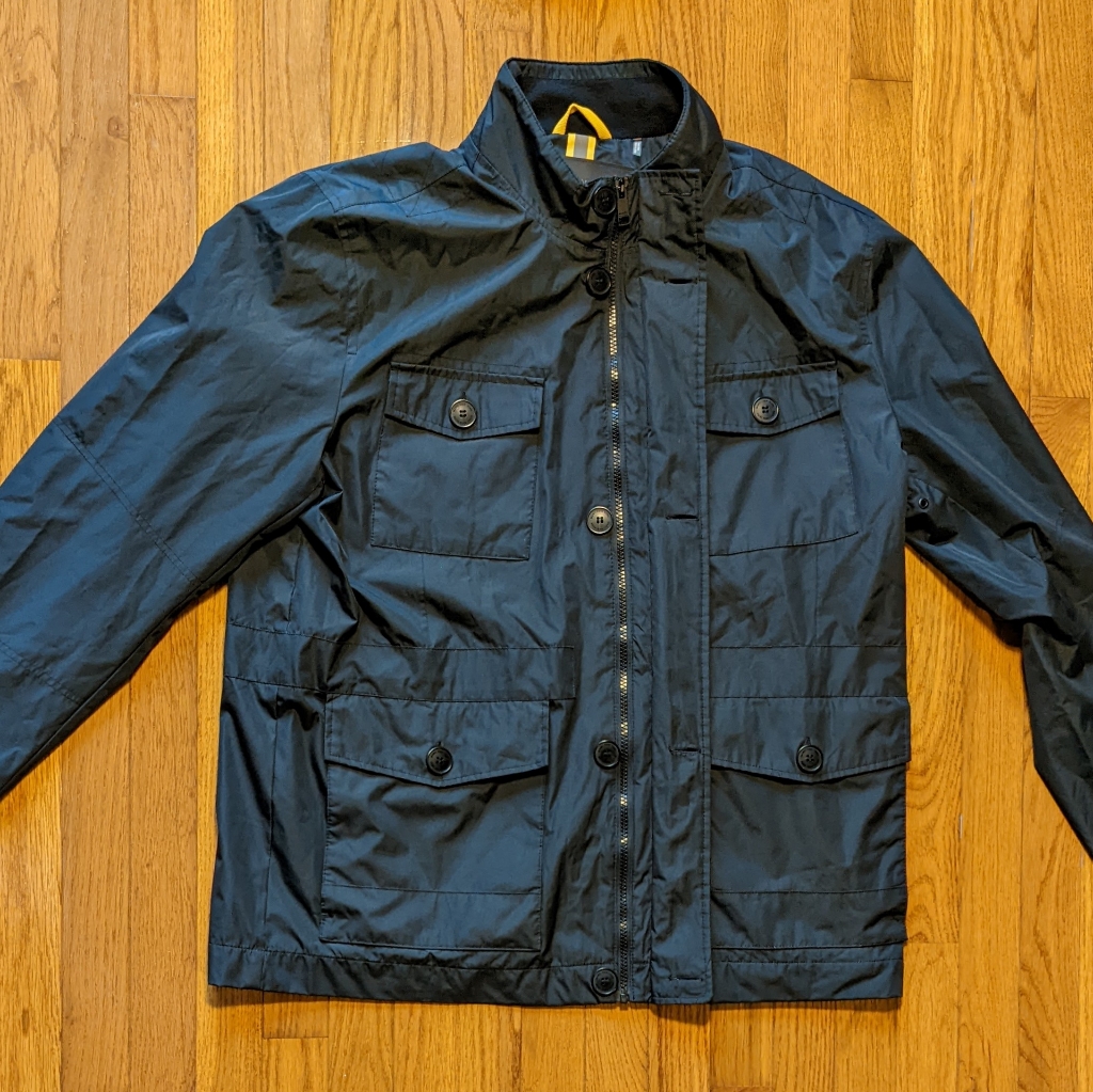 Marc New York Andrew Marc Black Utility Field Shell Jacket Xl